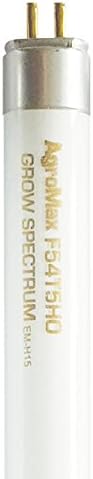 4-Pack 4 Foot (45.75") 6,400K Grow T5 Fluorescent Grow Light Bulbs - (4) F54T5HO Bulbs