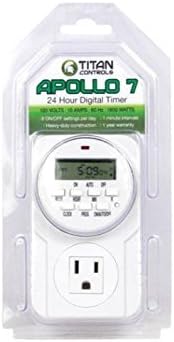 Titan Controls Digital Timer, Single Outlet, 120V - Apollo 7