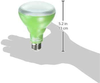Feit Electric - BR30/GROW/LEDG2 Full Spectrum LED 65W Equivalent BR30 Non-Dimmable Hydro Grow Light Bulb