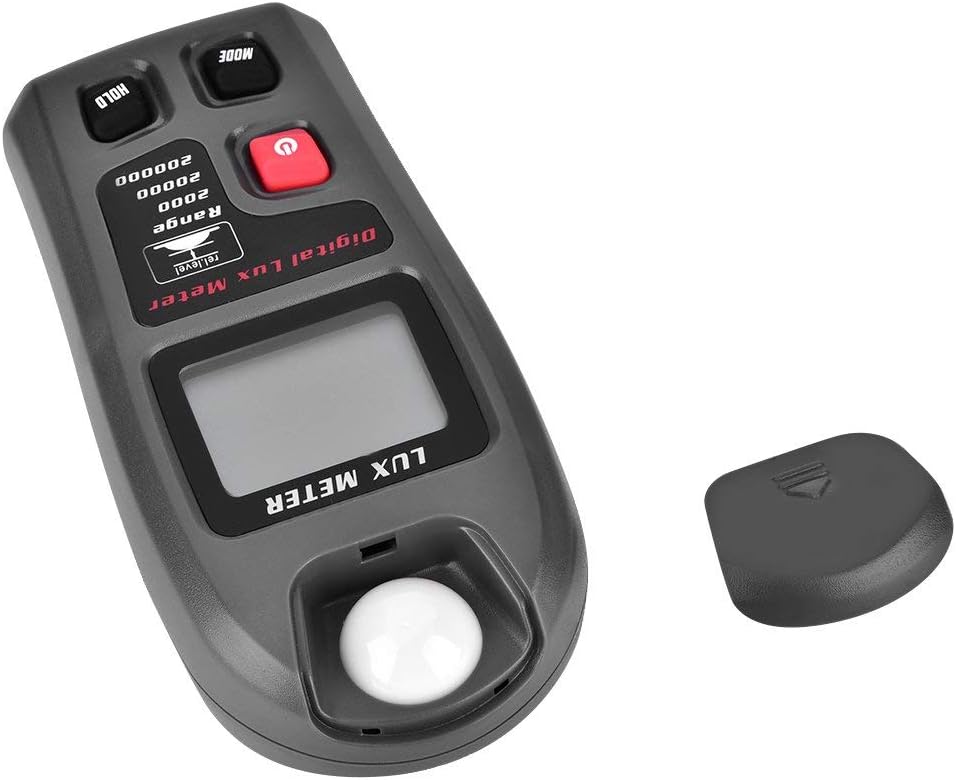 MT-30 Digital Light Meter Lux Meter 0.1-200,000 Lux Range Illuminance Meter with LCD Display Portable Luxmeter for Indoor Outdoor Lighting Measurement