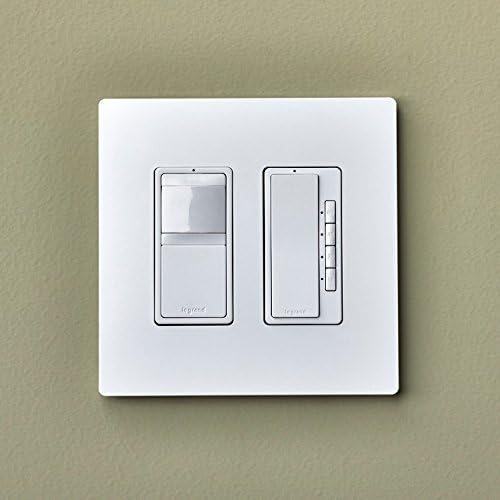 Legrand Radiant Digital Countdown Timer Rocker Light Switch, For Home Lighting Control, with Locator & Time Indicator, 60/40/20/10 Minute Settings, RT2WCCV4, White, 1 Count