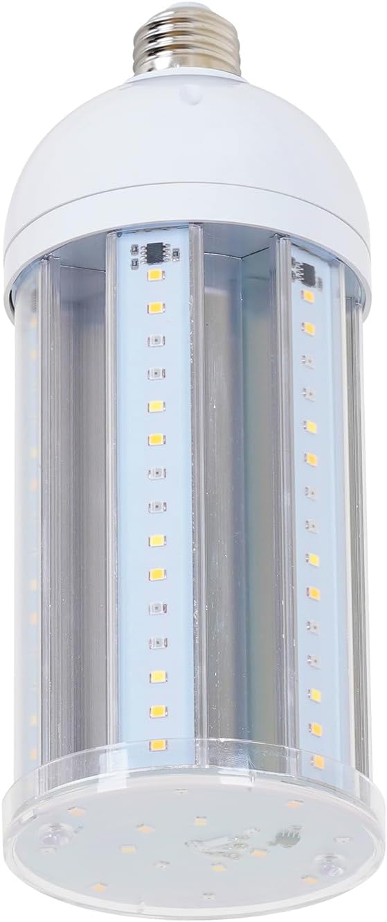 LED Grow Light Bulb, Plant Growing Light Bulb for Indoor Gardening, E26 Base, 40 Watt, Full Spectrum, Damp-Proof, Screw-in Design, White, 1set