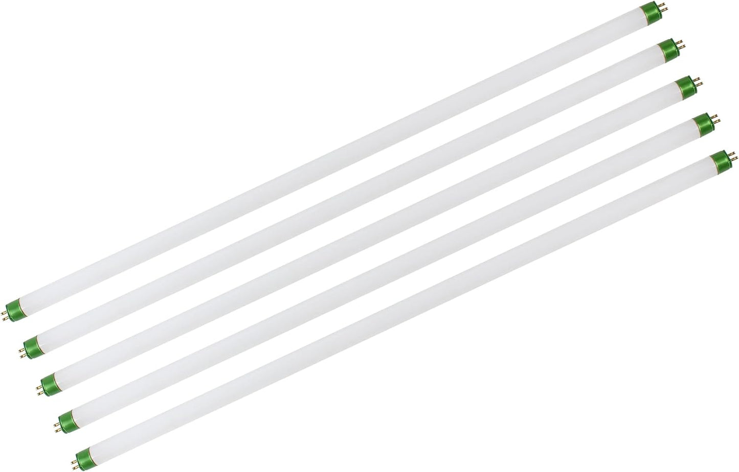 5 Pack of 2Ft 24W T5 Fluorescent Tube with 2000 Lumens and 6500K Sunlight Full Spectrum. Greats for Seeding, Colon,Veg-Growing!
