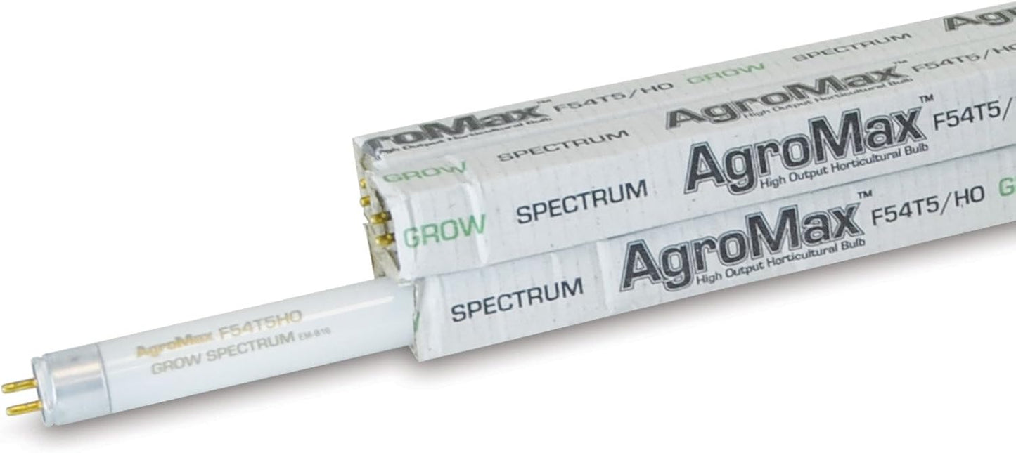 4-Pack 4 Foot (45.75") 6,400K Grow T5 Fluorescent Grow Light Bulbs - (4) F54T5HO Bulbs