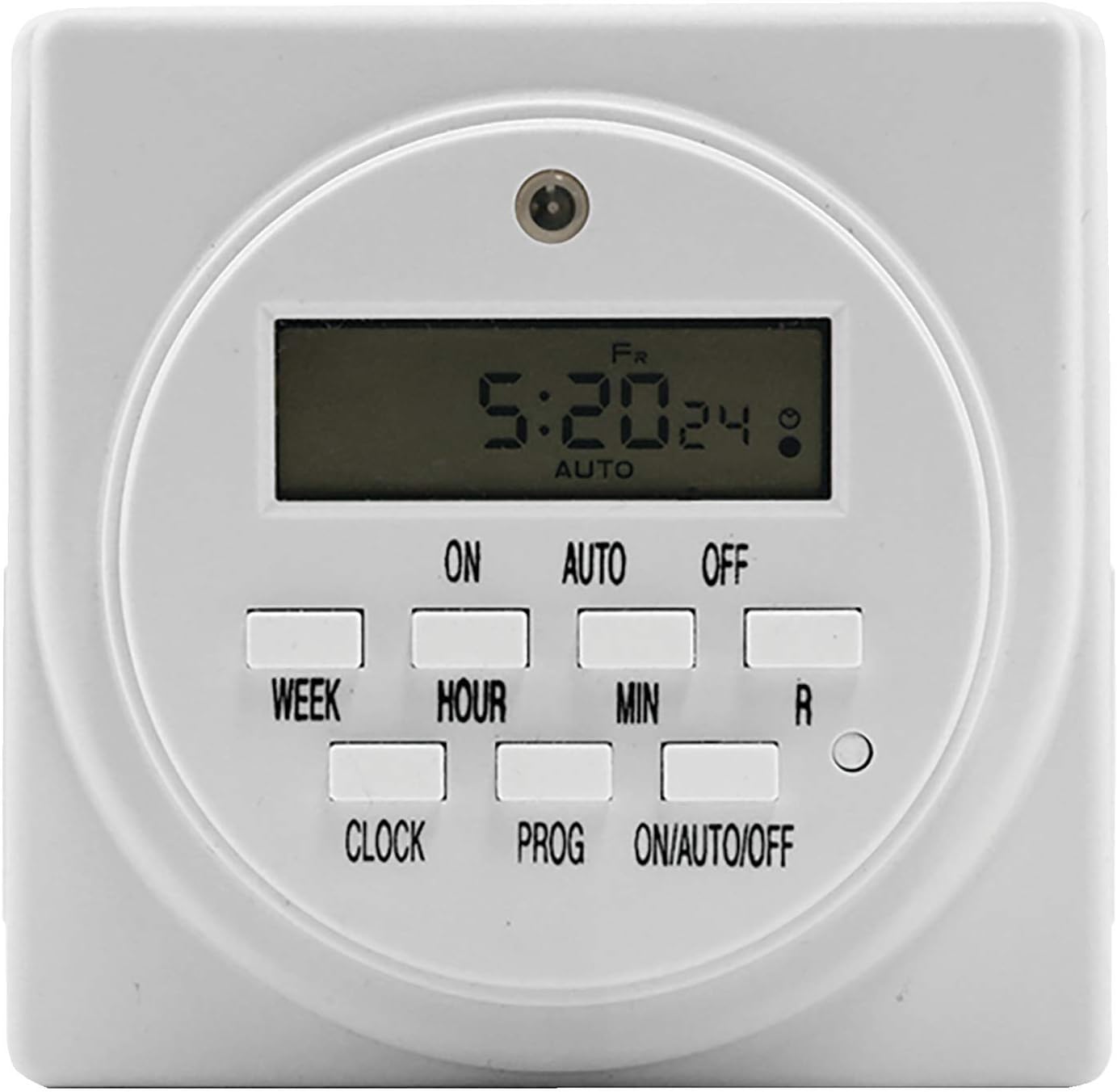 Titan Controls Apollo 9, Two Outlet 24 Hour Digital Timer, Timing Solution for Hydroponics, 120 Volt