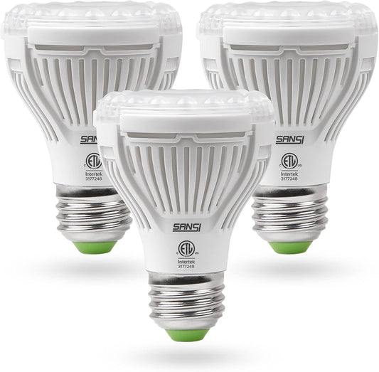 SANSI Grow Light Bulb with COC Technology, Full Spectrum 10W Grow Lamp (150 Watt Equiv) with Optical Lens for High PPFD, Perfect for Seeding and Growing of Indoor Plants, Flowers and Garden