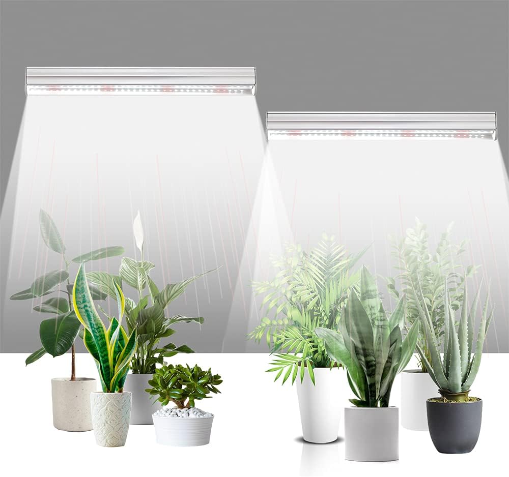 LED Grow Light Bars for Indoor Plants, Sunlight Grow Lamp Full Spectrum Growth Light Strip for Greenhouse Plant Grow Shelf