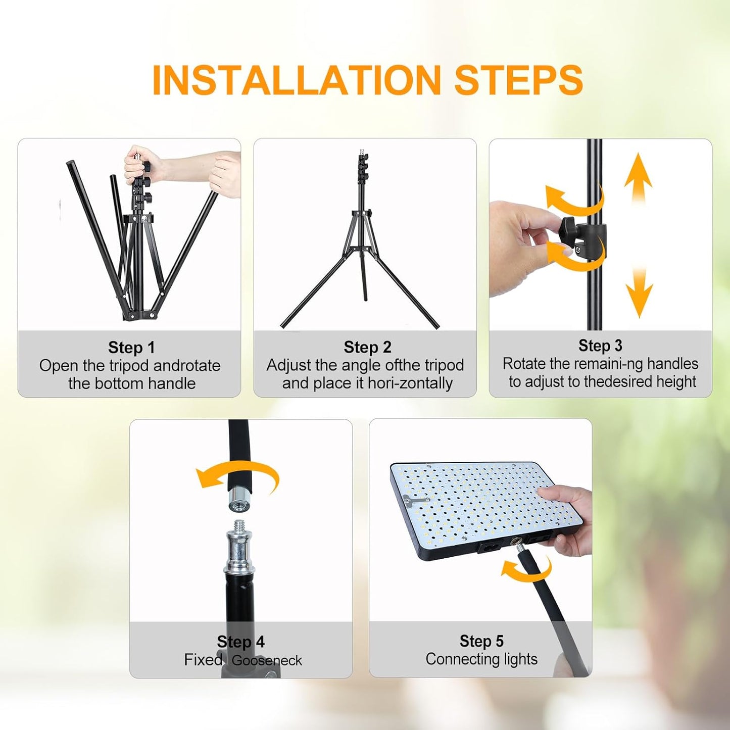 2026 Grow Light on Stand for Indoor Tall Plants, Bonsai Tree, Bright Natural Sunlight Full Spectrum, 4/8/12/16/20H Timer, 25 Watt Power Draw, NO Need Adapter, 24"-64" Height Adjustable