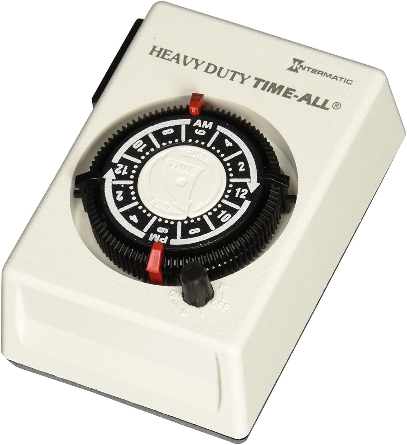 Intermatic HB113 125 Volt Heavy Duty Plug-in Air Conditioner and Appliance Timer , White