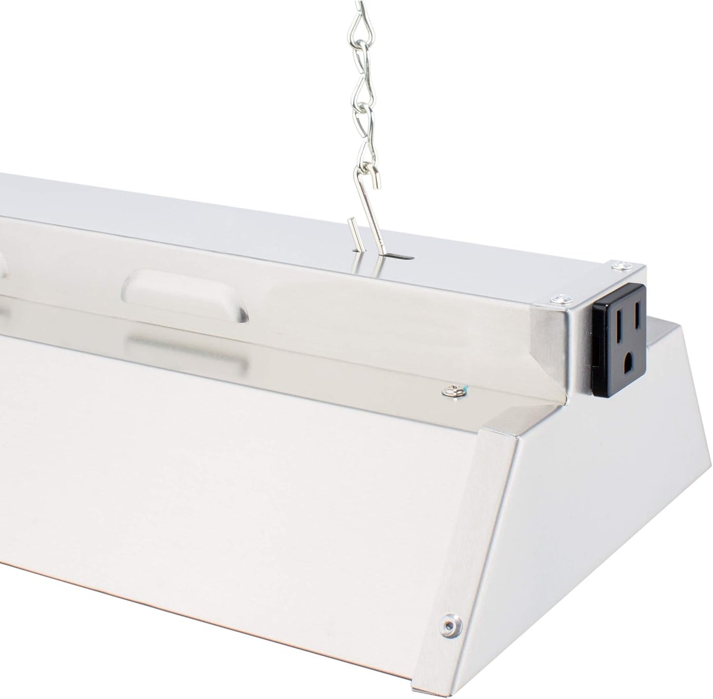 Durolux DL822N T5 HO 2Ft 2 Fluorescent Lamps Grow Lighting System with 5000 Lumens and 6500K Full Spectrum and Low Profile 7" Wide Reflector