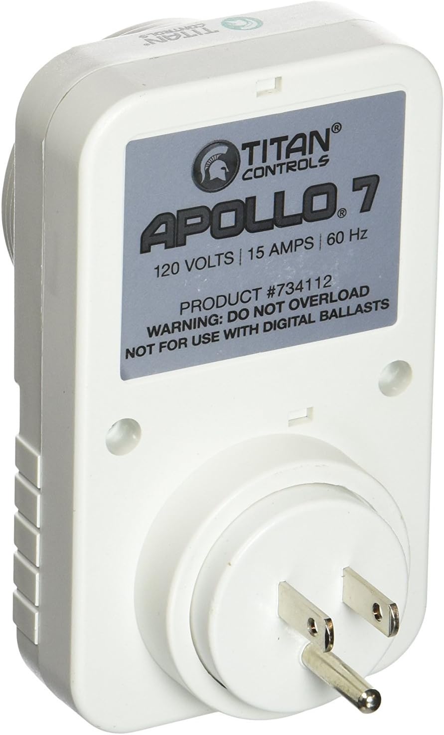 Titan Controls Digital Timer, Single Outlet, 120V - Apollo 7