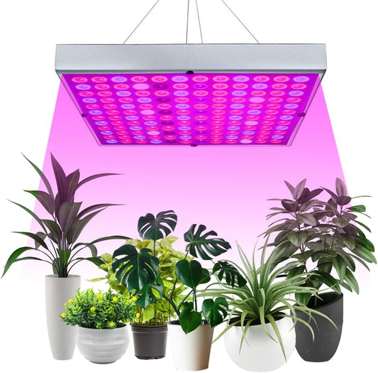 LED Grow Lights for Indoor Plants, Panel Plant Light Full Spectrum with IR & UV Bulbs for Seedlings,Micro Greens,Clones,Succulents (Size:9.9x9.9inches)