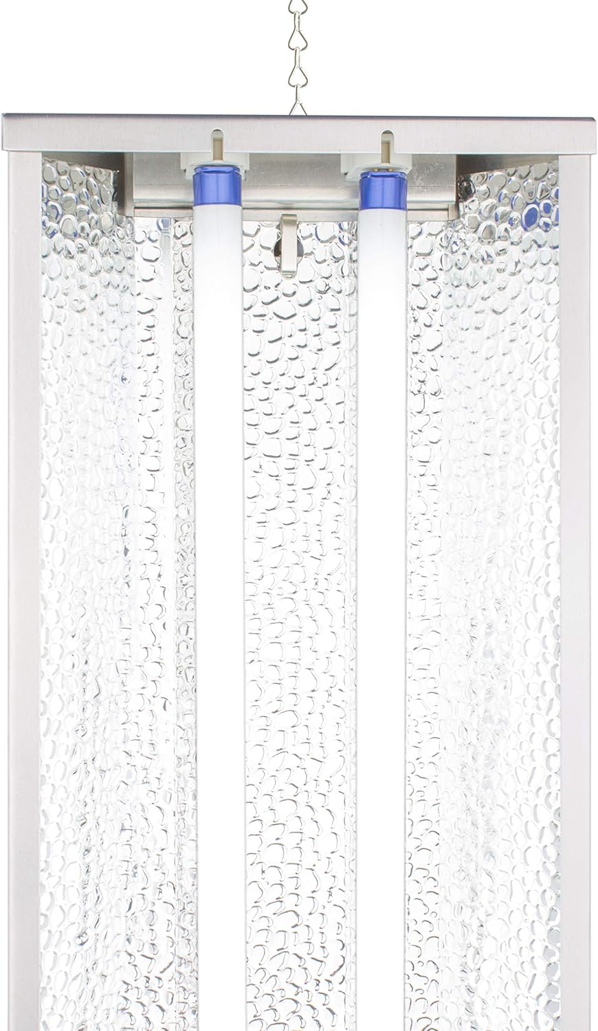 Durolux DL822N T5 HO 2Ft 2 Fluorescent Lamps Grow Lighting System with 5000 Lumens and 6500K Full Spectrum and Low Profile 7" Wide Reflector