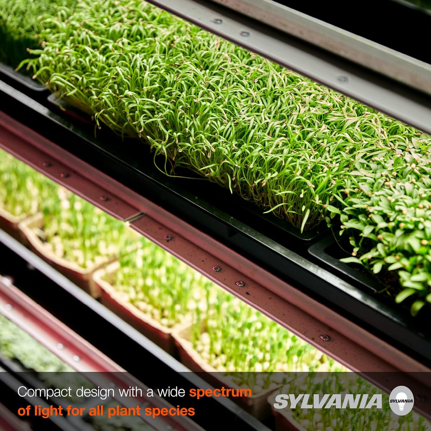 Sylvania 400W Plantastar High Pressure Sodium Grow Light, T14.5, 50,000 Lumens, E39 Base, 100 Volts, 2100K, Clear - 1 Pack (65308)